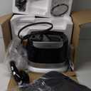 Professional Series Garment Steamer Accessories for Clothes Dual-Pro Iron, 1800 Watt Power and a Large Water Tank, Built-in Ironing Board and Garment Hanger, 1 Pack