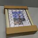 LUCKYLIFE 8x10 Picture Frame Set of 4, Beige Rustic Farmhouse Picture Frames for Table or Wall Hanging