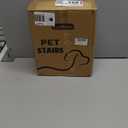 Aodisman Dog Stairs for Small Dogs,3 Step Dog Ramp for Couch and Bed,Pet Stairs with Non-Slip Bottom for Old Cats,Indoor Pet Steps,Comfort,Durable,15.4" H (Beige)