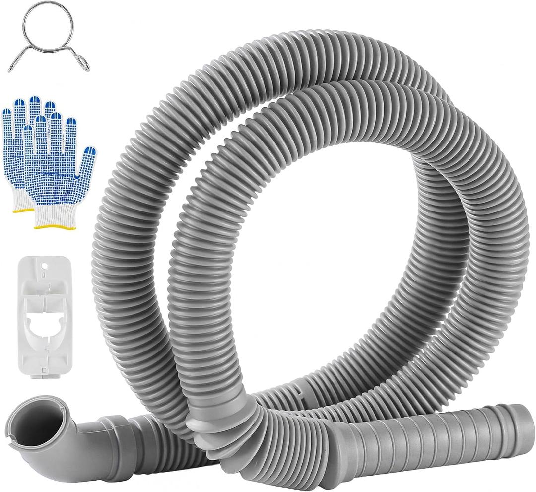 Elyfree AEM73732901 Washer Drain Hose for LG Kenmore - Premium Washing Machine Drain Hose Replacement, Replaces Parts Number AEM74053001, MEJ62685201, 2702257, PS8749199,Fits for OEM AEM73732901