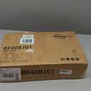 HOOBRO Floating Shelves for Wall, Wall Mounted Shelf Set of 2, 15.7" Hanging Shelf with Invisible Brackets, for Wall in Bathroom, Bedroom, Toilet, Kitchen, Living Room, Office, Rustic Brown BF40BJ01