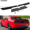Rear Wickerbill Spoiler Compatible with 2015-2023 Dodge Challenger RT SRT Scat Back Hellcat, Venom Series Style, 2Pcs Wicker Bill Trunk Tail Deck Lid Wing Lip with RivNut Tool