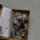 HOME EDIT 10 Pack Black Cabinet Knobs, 1-1/5 Inch Round Drawer Knobs for Kitchen Cabinets, Dressers & Closet Doors