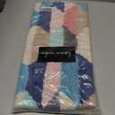 Tuffting Embroidery Decorative Throw Pillow Cover, 18 x 18 inches (Multi Geometrical)