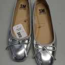 SM New York Zion Silver Women's Flats Shoes Size 9