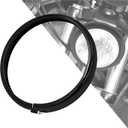 HDBUBALUS Headlight Trim Ring Head Lamp Decorate Ring Fit for Harley Softail Street Bob 2018-2024 1 Pc (Black)