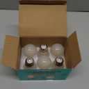 Frosted 25 Watt Light Bulbs E26 Warm White 2700k Dimmable Small Vintage Edison Bulbs G45 Low Watt Globe for Ceiling Fan,Pendant Lights,Vanity Light,Table Lamp,Bedroom and Bathroom Create Cozy Ambiance (6 Count (Pack of 1))