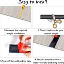 Floor/Door Flat Transition Strip & Self Adhesive Floor Vinyl Floor Edge Trim Laminate Floor Gap Covering Joining Strip