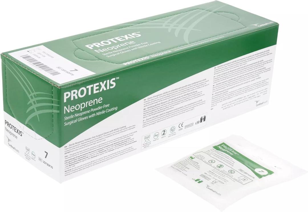 Cardinal Health Protexis Neoprene Surgical Gloves with Nitrile Coating (7.5) Best By: 31/1/2025