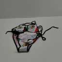 Flag of Mexico Sexy Boxing Bikini Women Halterneck Top and Set Swimsuits Beach Swimming, Black, One Size
