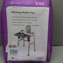 DMI Walker Tray, Rollator Tray, Mobility and Walker Accessory Tray Table Fits Most Standard Walkers, Folding with Two Cup Holders and Tool Free Assembly, 16 x 11.8 inch