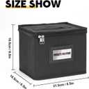 Yoseng Die Cut Organizer Box - Card Storage for Greeting, Birthday, Sports & Trading Cards, Photos