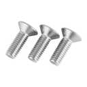 5/16-18 x 4''(8 Pack) Flat Head Hex Socket Cap Screws Countersunk Bolts, Allen Socket Drive, 304 Stainless Steel 18-8, Fully Machine Thread, Bright Finish (with hex Spanner)