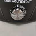 Elite Gourmet EFD319 Food Dehydrator, 5 BPAFree 11.4" Trays Adjustable Temperature Controls, Jerky, Herbs, Fruit, Veggies, Dried Snacks, Black