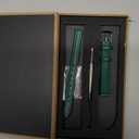 uxcell Leather Watch Bands for Men and Women, Quick Release Watch Strap Replacement, 10mm 12mm 14mm 16mm 18mm 20mm 22mm 24mm Flat Thin Elegant Leather Strap with Tools (Green)