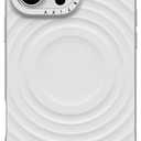 CASETiFY Ripple Case for iPhone 16 Pro Max [Silicone / 6.6 ft. 2X Military Grade Drop Protection/Compatible with Magsafe] - White