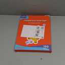 Lzerking Glossy Printable Vinyl Sticker Paper for Printer - 100 Sheets White Quick-Drying Waterproof, for Inkjet & Laser Printers, Compatible with Cricut for Small Business DIY Crafts 8.5x11in