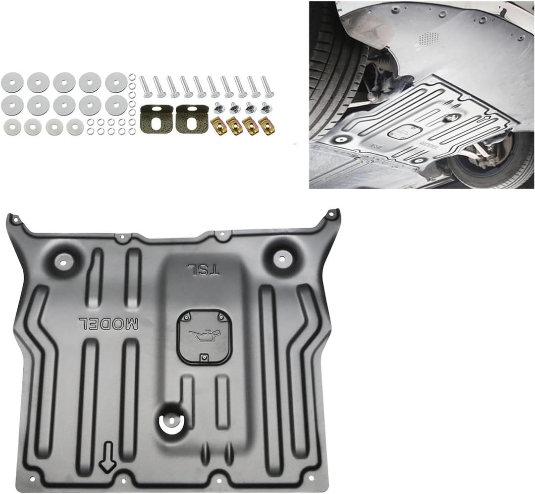 Front Skid Plate for 2018-2023 Tesla Model 3 & Model Y Under Engine Guard Cover