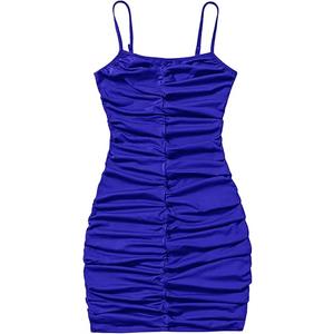 EXARUS Girls Formal Long Sleeve/Spaghetti Strap Dress Teen Party Dance Tween Juniors Tight Cute Bodycon Short Dresses 12