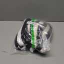 Saodimallsu Womens Striped Cardigan Sweaters V Neck Open Front Button Up Color Block Fuzzy Loose Knit Coats Brown Large