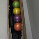 Juegoal Six Player Deluxe Croquet Set with Wooden Mallets, Colored Balls, Sturdy Bag for Adults &Kids, Perfect for Lawn, Backyard and Park, 28 Inch