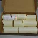 Nimiko Flameless Candles with Remote, Battery Operated Flickering Flameless Candles, LED Candles with Timer 2/4/6/8H, with Realistic LED Candles Set of 9 (D3 x H 3" 4" 5" 6" 7") (Ivory)