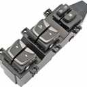 Master Power Window Switch Fits for 2013-2019 Hyundai Santa Fe, Replaces OEM 93570-2W000, 71082