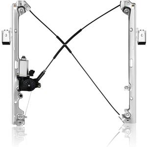 Front Left Driver Side Power Window Regulator Assembly W/Motor Compatible for Silverado Suburban Avalanche 1500 2500 3500 00-06 Cadillac Escalade 02-06 GMC Yukon XL Sierra