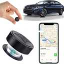 GPS Tracker for Vehicles, Strong Magnetic Car Vehicle Tracking Anti-Lost, No Monthly Fee, No Subscription, Multi-Function GPS Mini Locator with Free App (PG12-3)