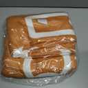 Boho Sofa Cover for Couch and Loveseat - Soft Chenille Furniture Protector for Dogs, 3 Cushion Couch Throw Cover, Pet Furniture Protector - Thick and Washable (Large:71"x118", Tassel Orange)