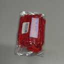 Red Velvet Ribbon Christmas Bow 5 x 7 Inches Premade Red Bows for Christmas Tree Hanging Decorations Gift Wrapping Wreaths Crafts Outdoor Indoor Home Decor Wedding, Pack of 24