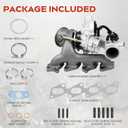 667-203 1.4L Turbocharger with Gaskets Repair kits Compatible with 2011-2015 Chevy Chevrolet Cruze 2012-2020 Sonic 2015-2021 Trax 2013-2021 Buick Encore Replace# 55565353 GT1446