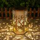 Hummingbird Solar Lantern Outdoor Waterproof - Birthday Gifts for Women Mom Grandma, Mothers Day Gifts, Solar Lights Outdoor Garden Decor for Outside