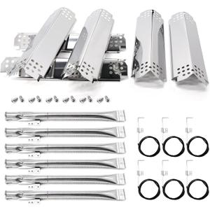 Grill Replacement Parts for Nexgrill 6 Burner 720-0898, 730-0898, 720-0898A, 720-0896CA, Grill Burner Tubes, Heat Plates, Igniters for Nexgrill