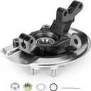Front Right Steering Knuckle & Wheel Bearing Hub Assembly for Jeep Compass 07-17, Patriot 2007-2017, Dodge Caliber 2007-2012, 4WD AWD FWD, Replace for 698-410 698410 510090, Passenger Side
