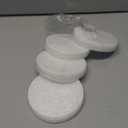 Cludoo 3.5 Inch Acrylic Ornaments Blanks, 30pcs Clear Round Acrylic Ornament Blanks, Acrylic Circle Disc Ornament Blanks with Hole for Vinyl, Christmas Decor, Engraving, Painting, and DIY Crafting