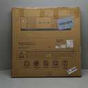 Cumbor 29.243" Baby Gate for Stairs, Wall-Mounted (Drill Required), Expandable No Bottom Bar Dog Gate, Auto Close Extra Wide Walk Thru, Pet & Toddler Proof Gate, Top & Bottom of Stairways(Black)