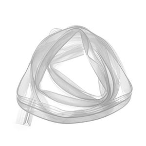 Juvielich Shower Door Bottom Seal 2m Frameless Glass Door Seal Strip for 5/16"(8mm) Glass to Stop Shower Leaks F Shape 1Pcs