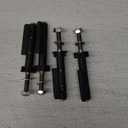 Mounting Pins for Recovery Boards, 4 PCS Lockable Traction Board Mount Pins, Safety Theftproof Mounting Pins Compatible with MaxTrax MKII Recovery Boards, Including M10 Bolts, 140MM Pins