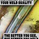 The King | Shade 10 Gold Welding Lens 2x4 1/4 | Aqua Colored Glass Welding Lens | Shade 10 Welding Lens 2x4 1/4, Perfect Size For a Sugar Scoop Welding Hood, or Pancake Welding Hood | Ridge Products