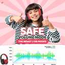 JoySpark Kids Bluetooth Headphones, Lightweight Wireless Headphones for Kids, 85/94dB Volume Limited, 60 Hours Playtime, Bluetooth 5.3, Over-Ear Toddler Headsets with Built-in Mic-Black