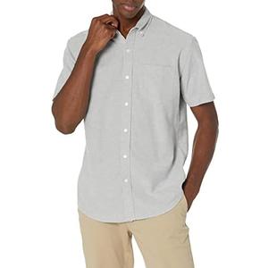 Amazon Essentials Oxford Shirts for Men - Regular-Fit, Short-Sleeve, Size XL