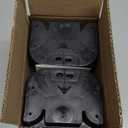 Exterminators Choice Compact Mouse Bait Station - Heavy-Duty Outdoor Rat Bait Box - Lockable Design with Key - Versatile Indoor & Outdoor Use - Pack of 12, Black, 4.75in x 3.5in x 1.25in