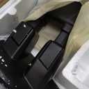 Right Passenger Side Tow Mirror Fits for Ford F250 F350 F450 F550 2017-2022 Support Power Folding & Glass Adjust & Heated with BSM Turn Signal & Puddle & Driving Light Temp Sensor 15 Pins