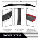 Rear Spoiler Wing Fit for Kia Stinger 2018-2023 Gloss Black Spoiler