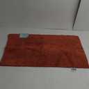 MIULEE Fall Rust Extra Thick Non Slip Bathroom Rug Shaggy Soft Bath Mat Plush Microfiber Absorbent Water for Shower Tub Machine Washable (16x24 Inches)