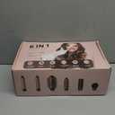 6-in-1 Hot Air Styler Wrap, High-Speed Hair Dryer Brush Blow Dryer with 2 Auto Wrap Curlers for Curling, Straightening, Volumizing, Fast Drying & Frizz-Free Styling for All Hair Types