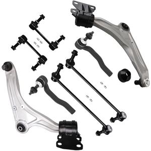 SCITOO 8pcs Suspension Kit Front Lower Control Arm And Ball Joints Outer Tie Rod Ends Sway Bar Links fit for 2013-2017 for Ford Fusion 2013-2018 for Lincoln MKZ
