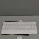 seenda Wireless Bluetooth Keyboard and Mouse Combo, COE200 Ergonomic Wireless Keyboard Mouse with Wrist Rest, Multi-Device Connection, Full-Size, Compatible for Computer/Laptop/Mac/MacBook, White