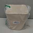 Trash Can - Small Waste basketbin - 1.8 Gallon- for Office,Home,Bathroom,Kitchen - Khaki